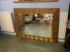 2 Gilt edge mirrors and an oil on canvas