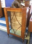 Walnut china cabinet