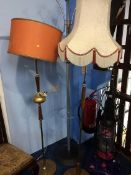 Two standard lamps