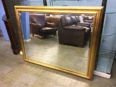 Large gilt framed mirror