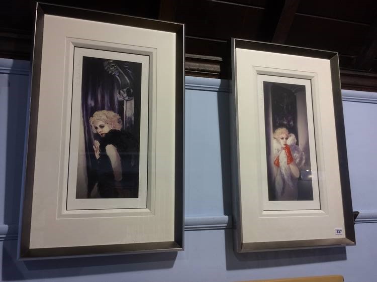 Pair of Limited Edition signed prints, by Lawrence Llewelyn Bowen