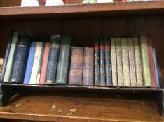 Book trough and selection of books