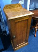 Pine bedside cabinet