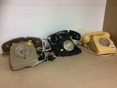 Two GPO telephones and one other