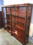 Large open bookcase