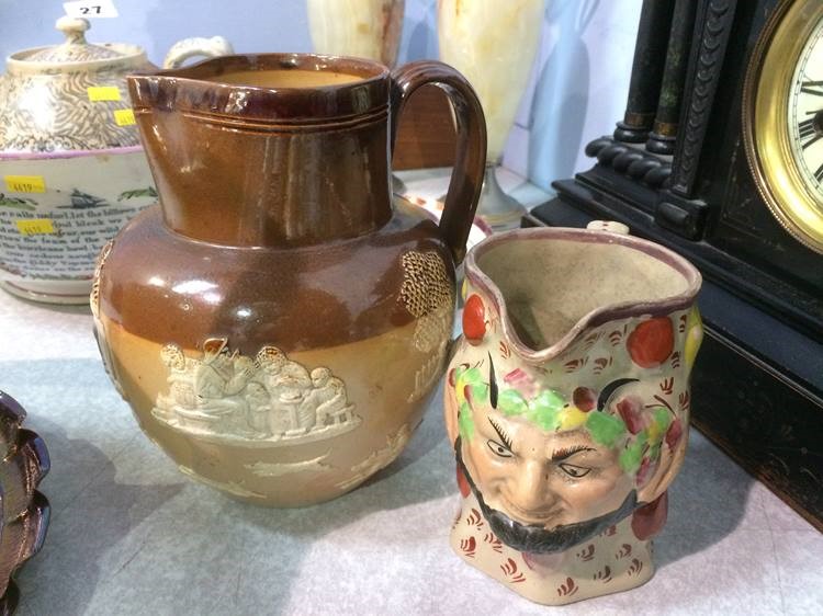 Royal Doulton jug and a Toby jug - Image 2 of 2