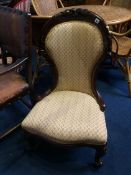 Mahogany nursing chair