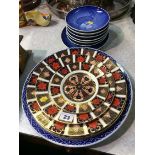 Various plates including Royal Crown Derby, Bing and Grondahl etc.