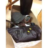 Various handbags, golf shoes etc.