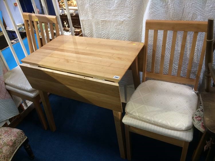 Kitchen table and two chairs