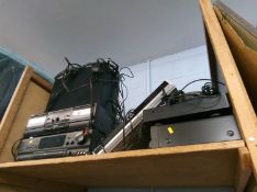 A Technics hifi, Panasonic DVD etc.