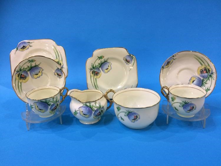 A Grafton 'Anemone' tea service