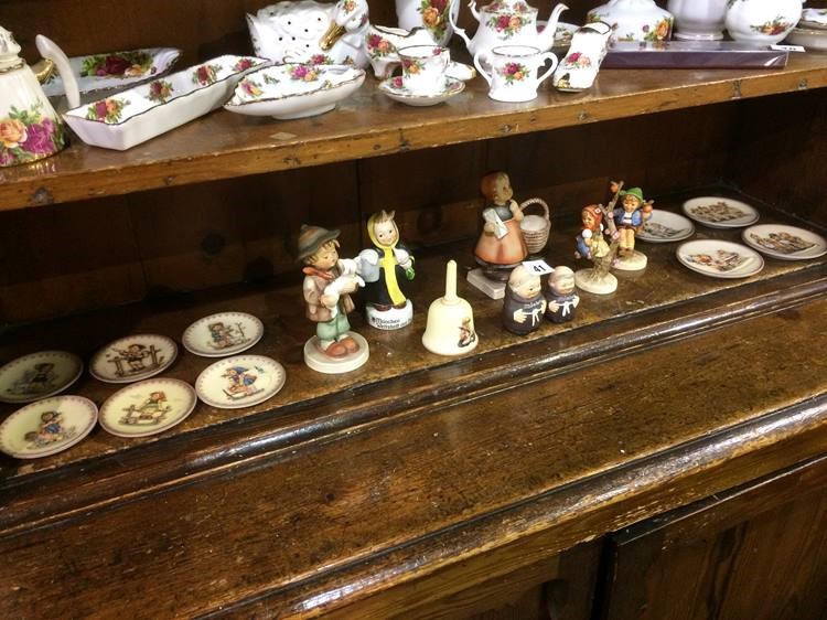 A collection of Hummel figures etc.