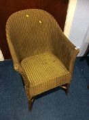 Gold Lloyd Loom chair