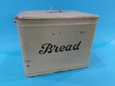 Apple green enamelled 'Bread Bin'