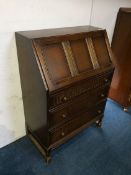 Oak bureau