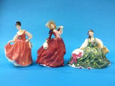 Three Royal Doulton ladies