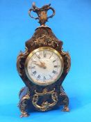 A decorative bracket clock, by Hour-Lavigne a Paris, 42cm height