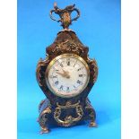 A decorative bracket clock, by Hour-Lavigne a Paris, 42cm height