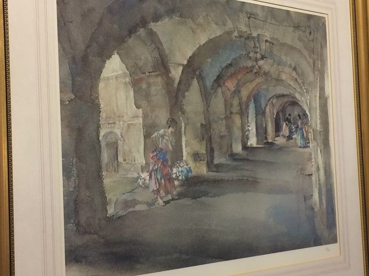 After William Russell Flint, limited edition print, 339/850, blind stamped, 53 x 69cm - Image 2 of 2