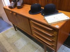 A teak sideboard