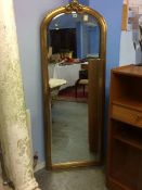 Two large gilt framed mirrors