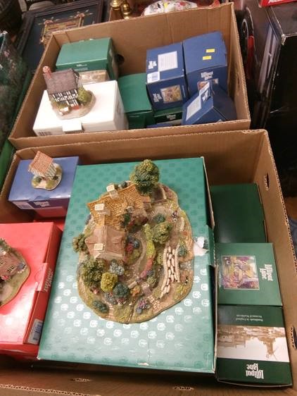 Two boxes of boxed Lilliput Lane