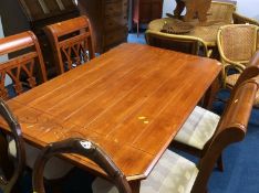 Modern table and four chairs