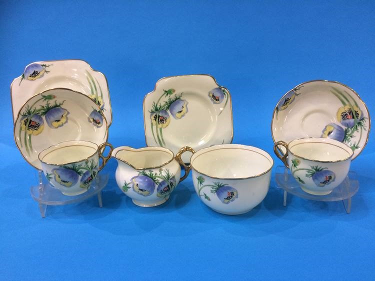 A Grafton 'Anemone' tea service - Image 2 of 2