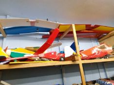 Large quantity of model aircraft