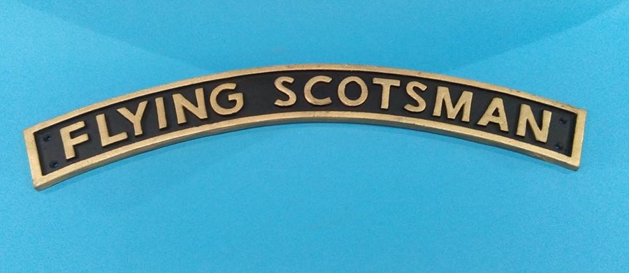 Flying Scotsman' sign