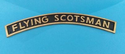 Flying Scotsman' sign