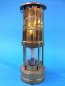 Miners lamp, inscribed E. Thomas and Williams Ltd