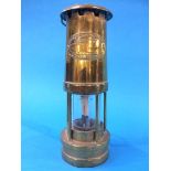 Miners lamp, inscribed E. Thomas and Williams Ltd