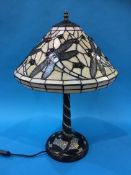 A Tiffany style lamp