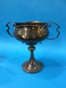 A silver trophy, Walker and Hall, Sheffield 1911, 39.9 oz weight