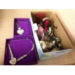 Assorted costume jewellery etc.