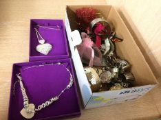 Assorted costume jewellery etc.