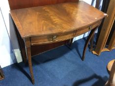 Reproduction mahogany side table