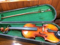 Violin and hard case