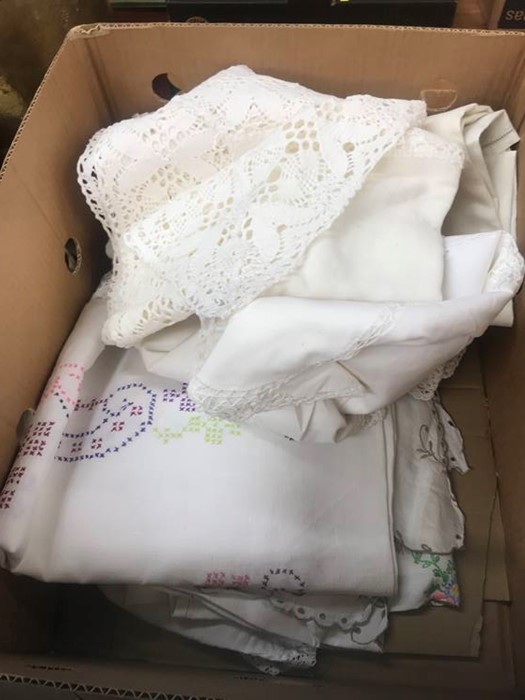 Two boxes of table cloths - Image 7 of 7