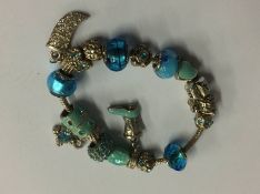 A Pandora style bracelet