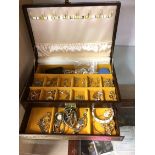 Jewellery box and costume jewellery