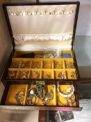 Jewellery box and costume jewellery