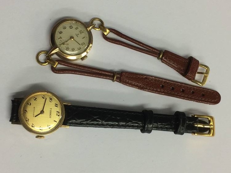 Ladies Tissot and 9ct Tudor wristwatches