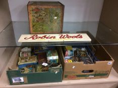Assorted advertising tins and boxes etc