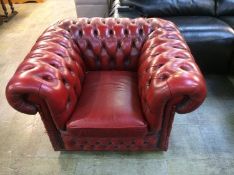A Chesterfield 'Club' armchair