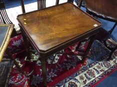 Reproduction mahogany side table