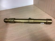 A brass scope by Vickers and Co. 1916