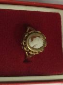 9ct Cameo ring